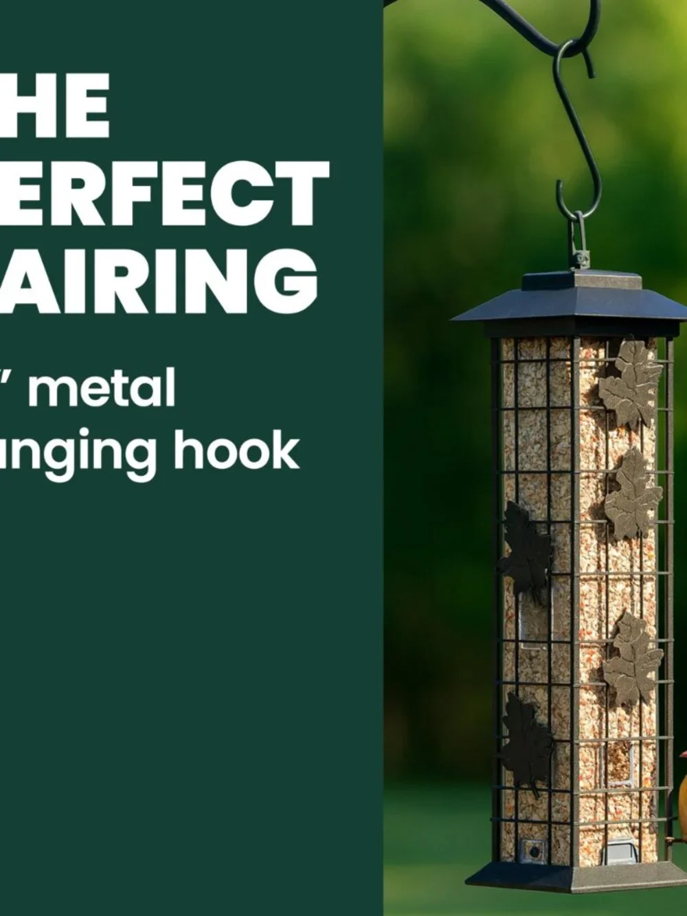 Perky-Pet 336-1SR Squirrel-Be-Gone Squirrel Proof Bird Feeder, 2LB, Outdoor Wild